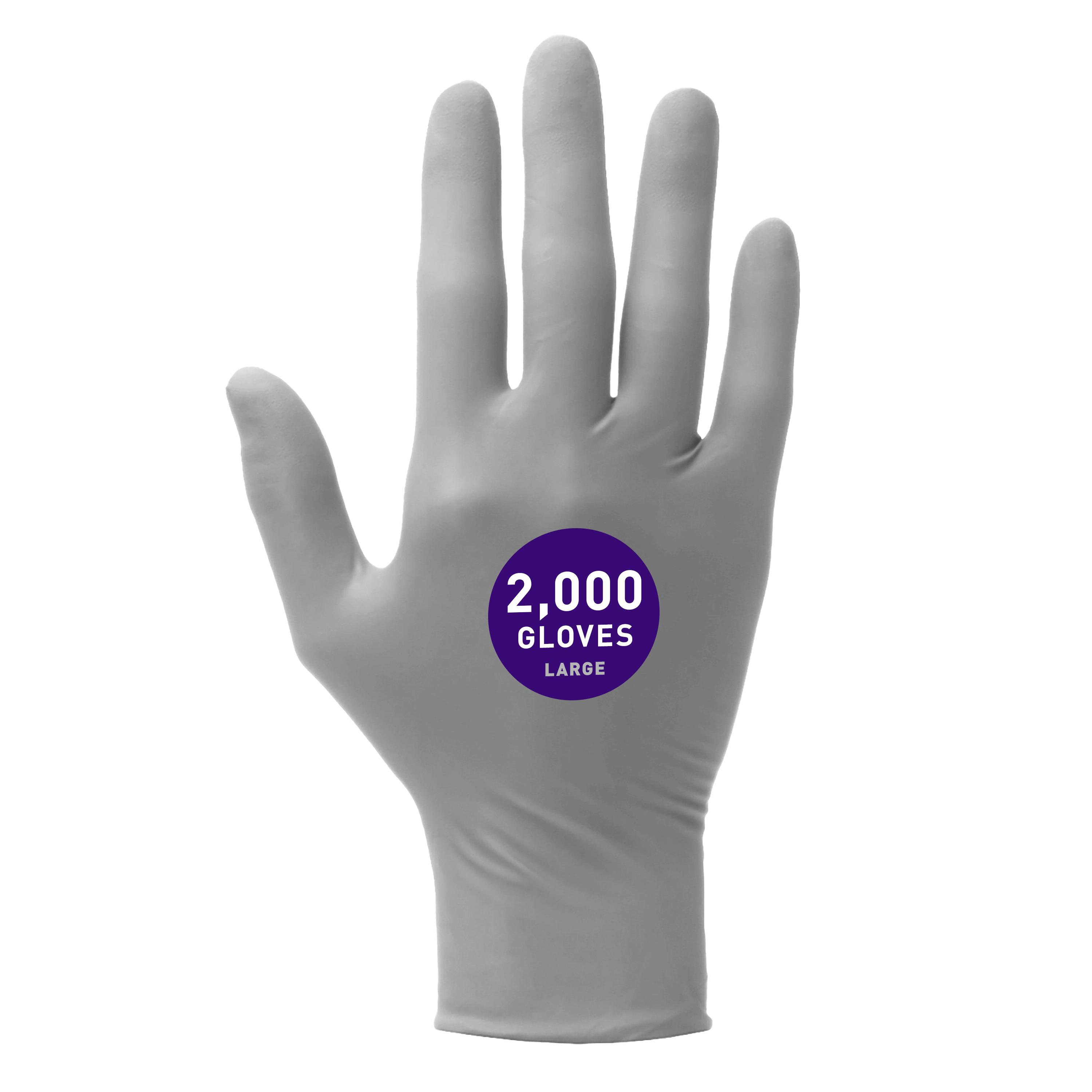 Kimtech Prep Scottpure 50604 Standard Exam Glove, XL, Rubber Latex, Purple, 9.5 to 12 in L, Powder-Free, Textured, 5.9 mil THK, Ambidextrous Hand