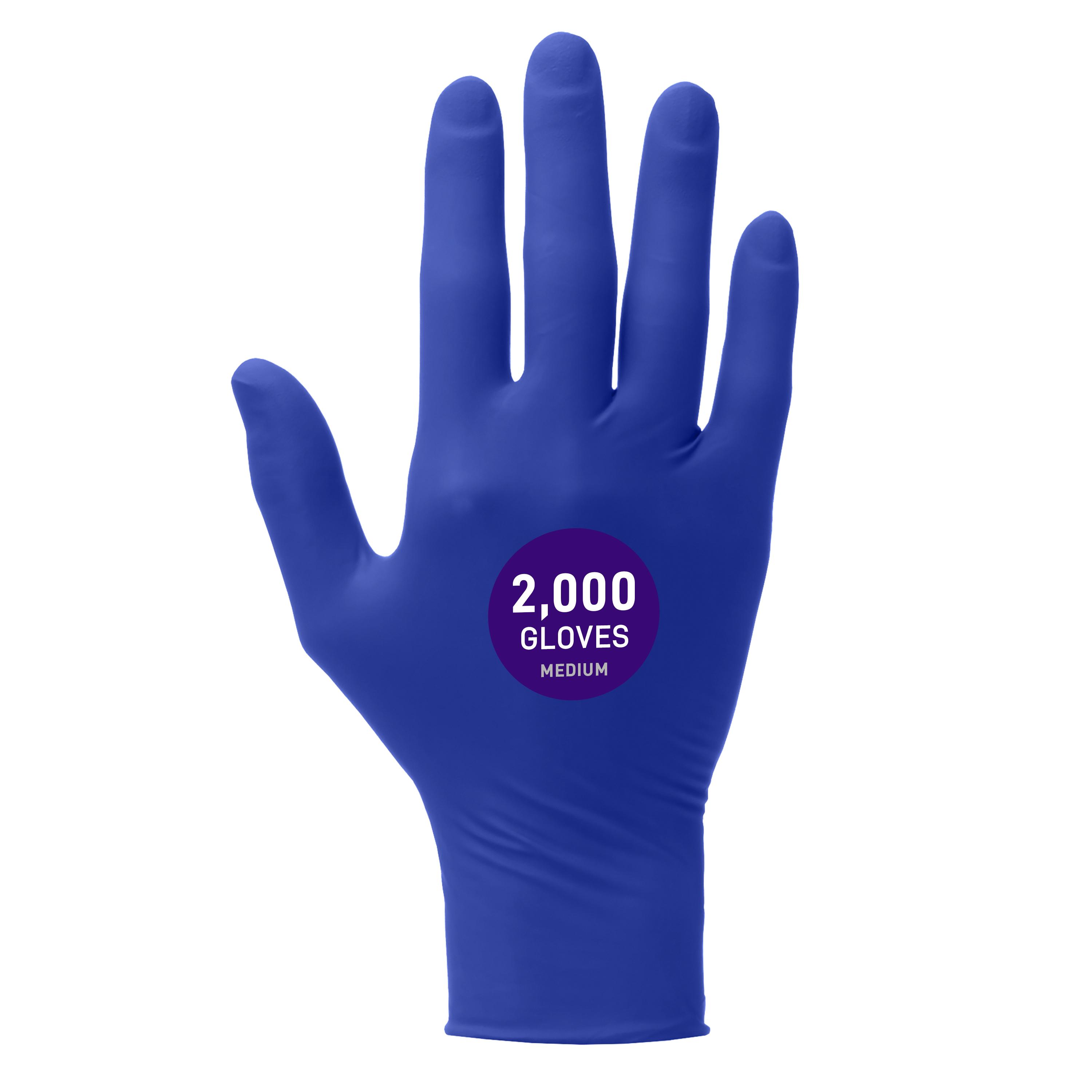 Kimtech Prep Scottpure 62825 Standard Exam Glove, XS, Rubber Latex, Blue, 9.5 in L, Powder-Free, Textured, 4.3 mil THK, Ambidextrous Hand