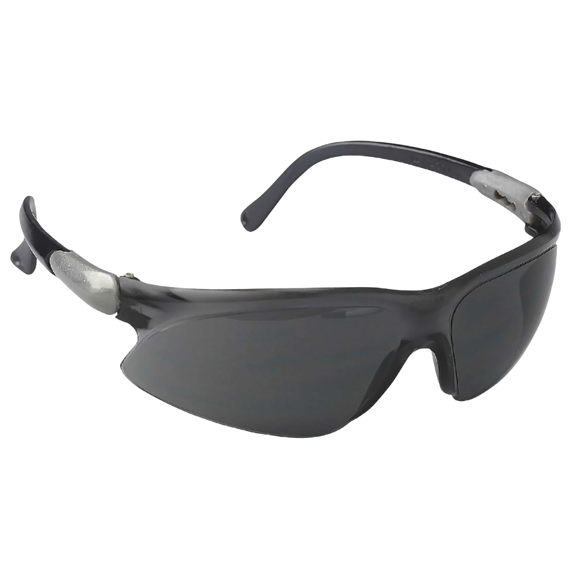 V20 Visio Safety Glasses, Silver Frame, Smoke Lens