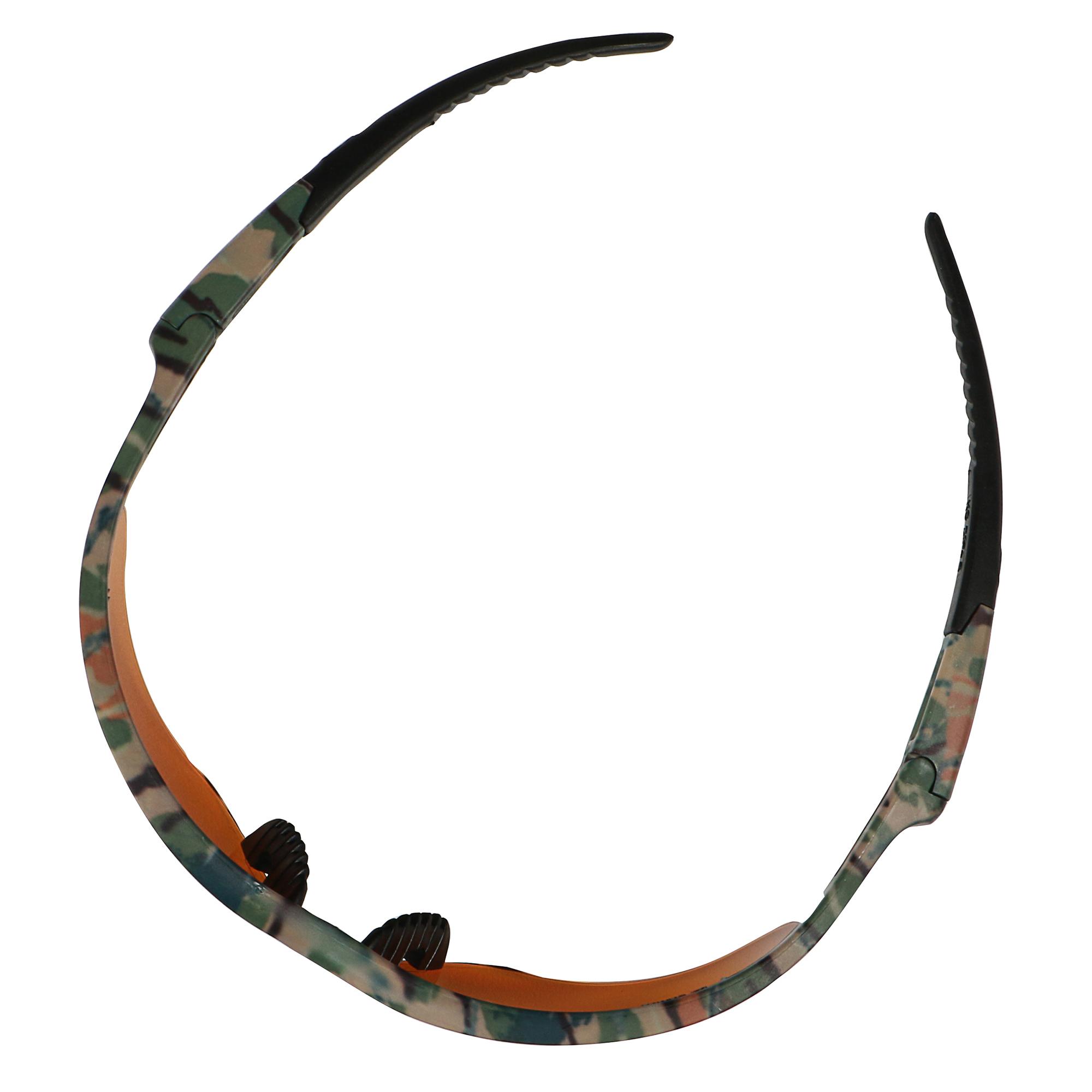 KleenGuard&trade; 19644 V30 Nemesis&reg; Lightweight Safety Glasses With Neck Cord, Anti-Scratch, Copper Lens, Wrap Around Frame, Camouflage, Nylon Frame, Polycarbonate Lens, ANSI Z87.1-2010, CSA Certified