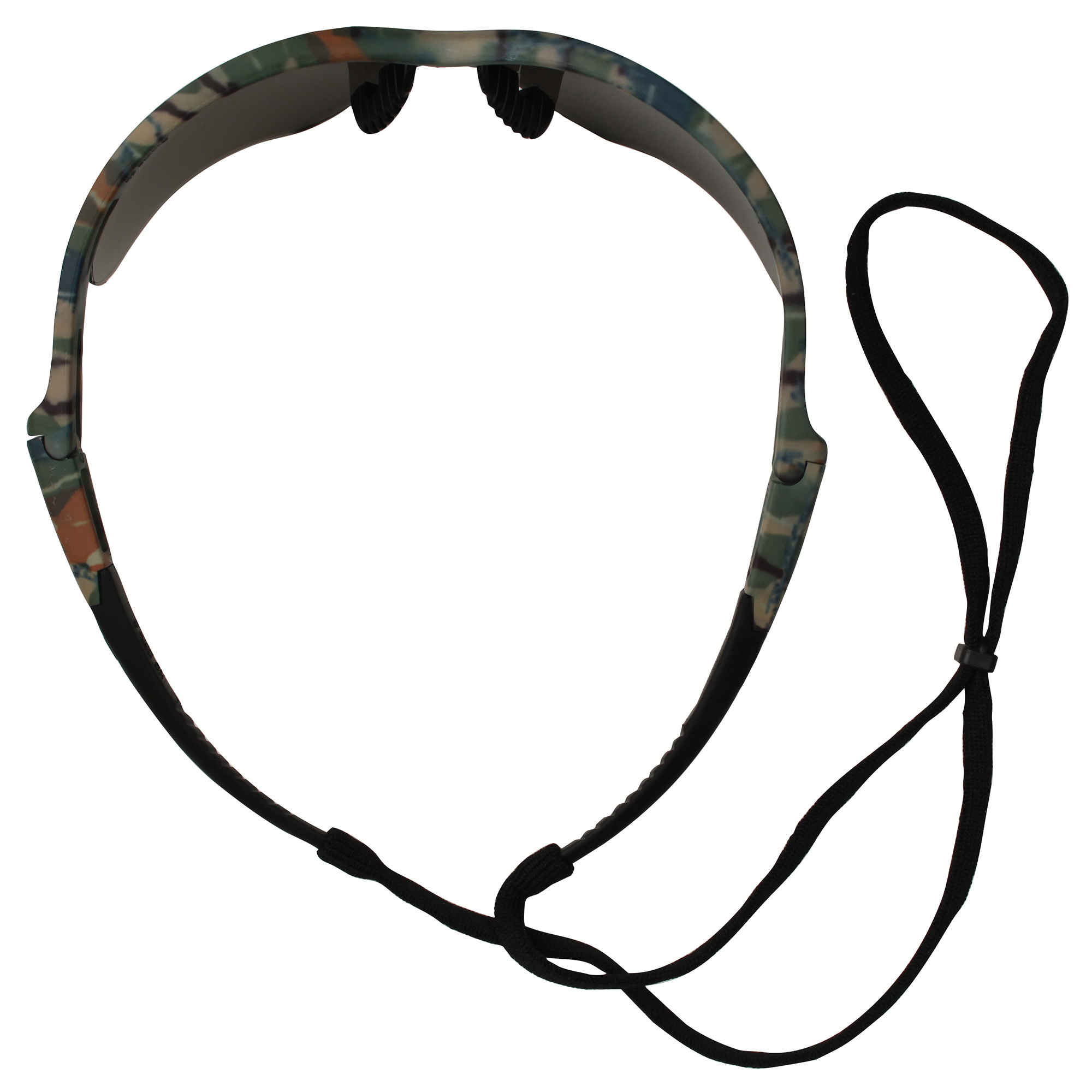 KleenGuard&trade; 22609 V30 Nemesis&reg; Lightweight Safety Glasses With Neck Cord, Anti-Scratch, Smoke Lens, Wrap Around Frame, Camouflage, Nylon Frame, Polycarbonate Lens, ANSI Z87.1-2010, CSA Certified