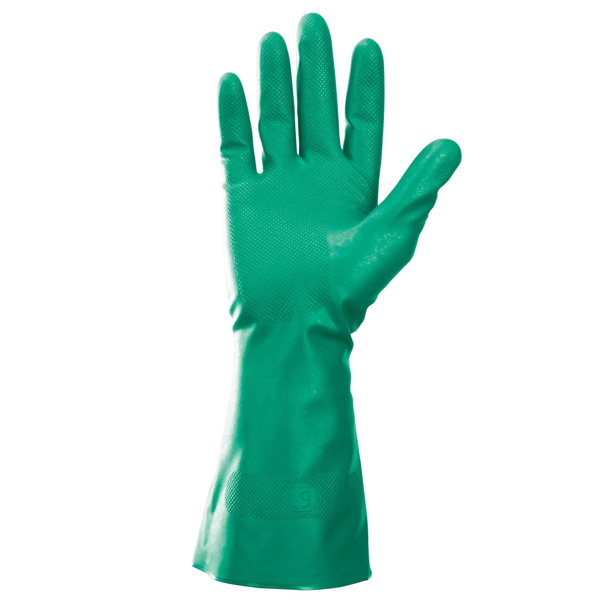 KleenGuard&trade; 54423 Standard Glove, Rubber Latex, Blue, 9.5 in L, Powder-Free, Textured, 6 mil THK, Ambidextrous Hand
