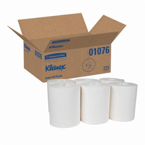 Kleenex&reg; 01076 Premiere Center Pull Towel, 150 Sheets, 1 Plys, Paper, White, 8 in W