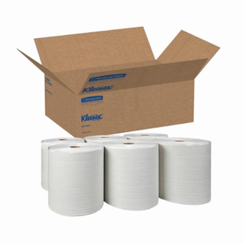 Kleenex&reg; 11090 Essential&trade; Plus+ Hard Roll Towel, 1 Plys, Paper, White, 8 in W