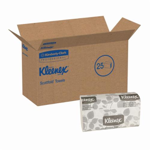 Kleenex&reg; 13253 Multi-Fold Towel, 120 Sheets, 1 Plys, Paper, White, 7.8 in W