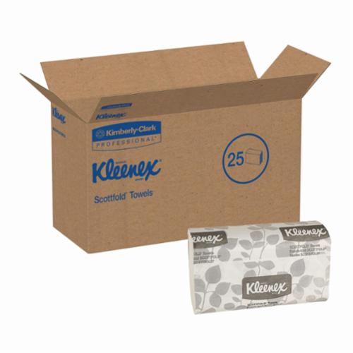 Kleenex&reg; 13254 Multi-Fold Towel, 120 Sheets, 1 Plys, Paper, White, 9.4 in W