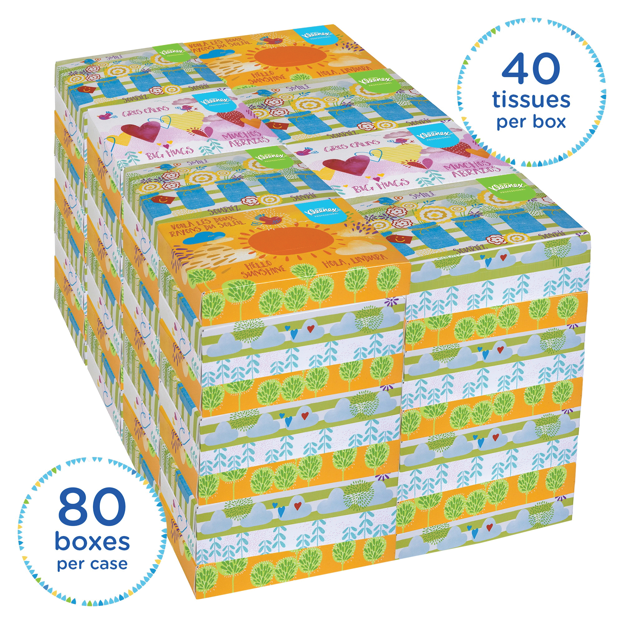 Kleenex&reg; 21195 Junior Facial Tissue, White