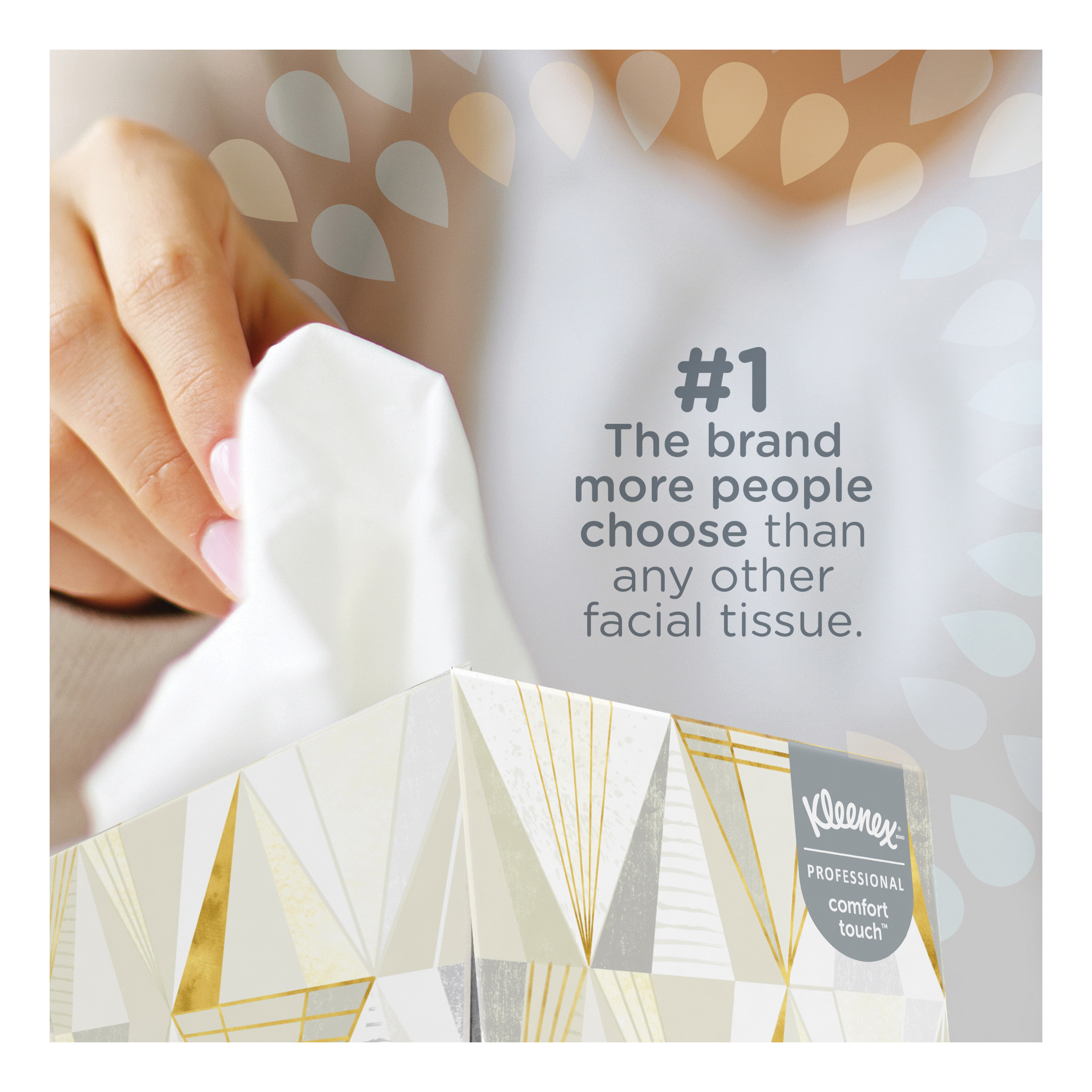 Kleenex&reg; 21200 Boutique* Facial Tissue, White