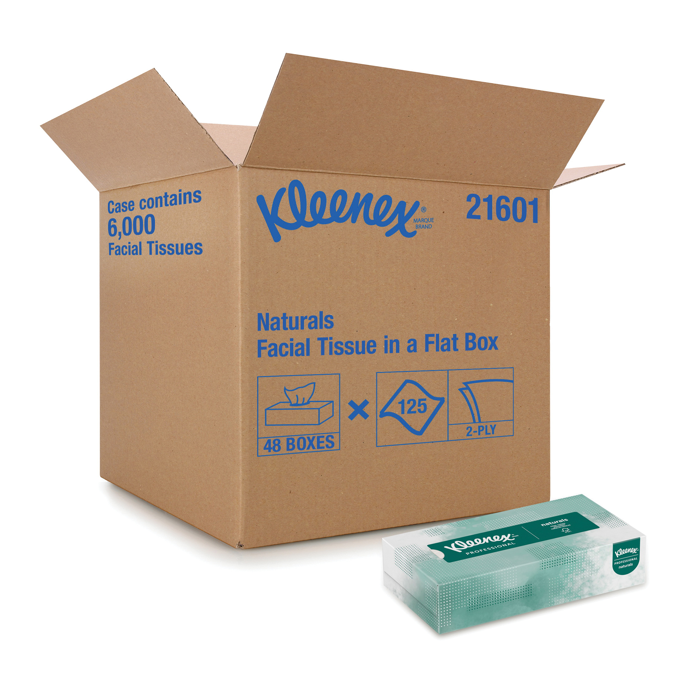 Kleenex&reg; 21269 Boutique* Facial Tissue, White