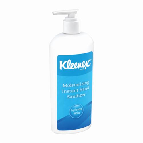 Kleenex&reg; 31294 Moisturizing Instant Hand Sanitizer, 8 oz Nominal, Bottle Package, Gel Form, Pleasant/Fruity Odor/Scent, White