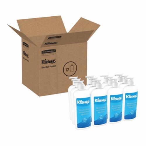 Kleenex&reg; 31294 Moisturizing Instant Hand Sanitizer, 8 oz Nominal, Bottle Package, Gel Form, Pleasant/Fruity Odor/Scent, White