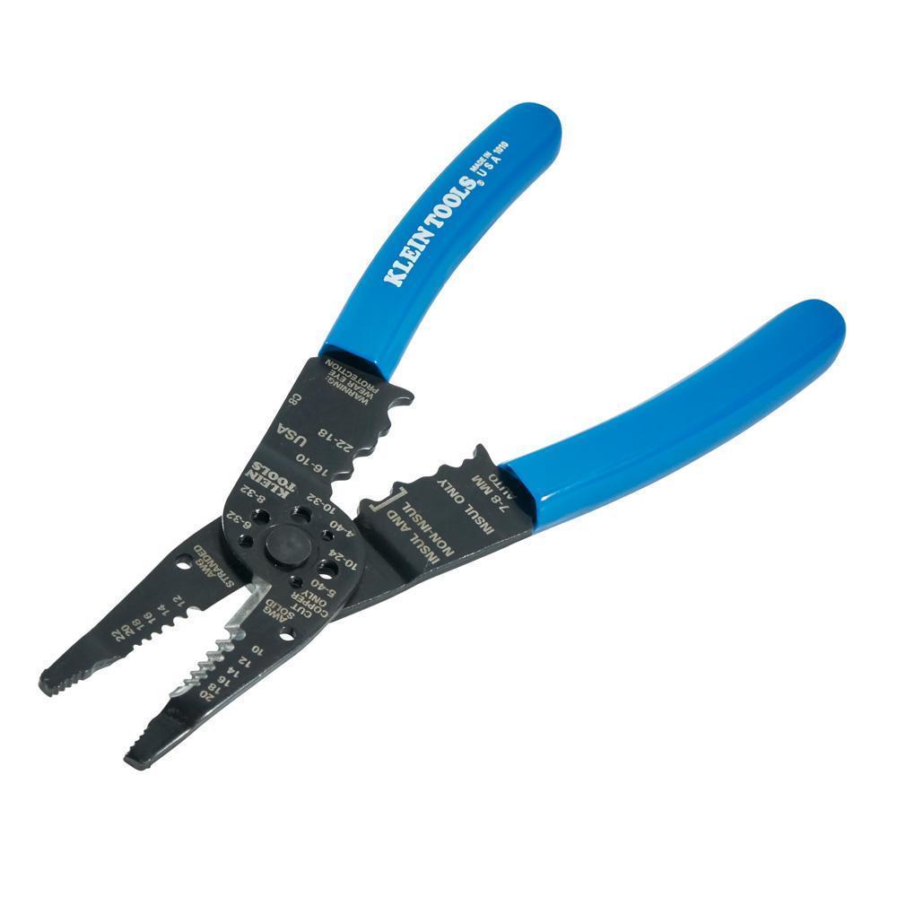 Klein® 1006 Crimping/Cutting Tool, 22 to 10 AWG Cable/Wire