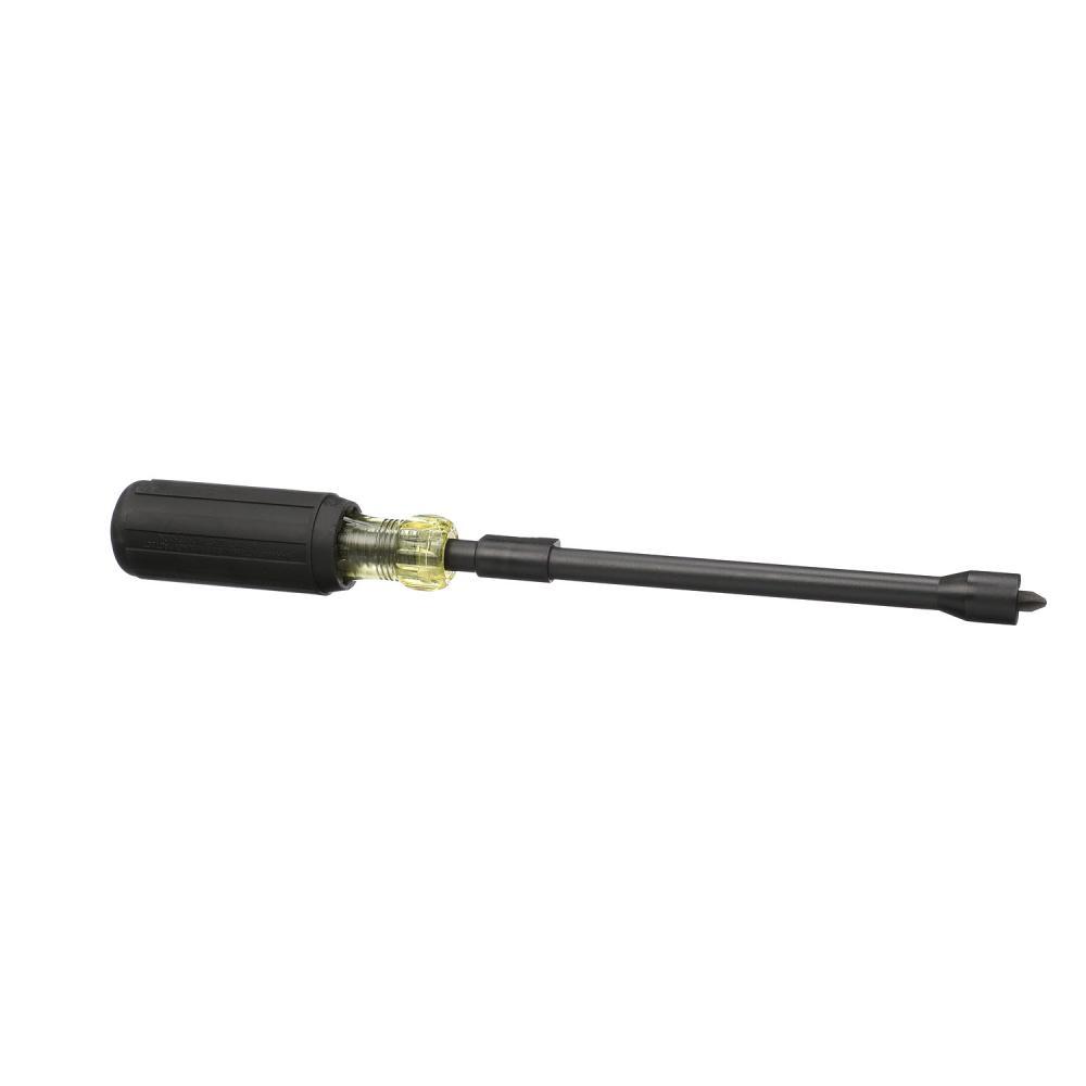 Klein® Heritage Cutlery™ 206LR Bent Trimmer With Large Rings, 2-3/4 in L of Cut, 7-1/4 in OAL, Blunt Tip, Standard Edge, Carbon Steel Blade, Plastisol Coated Handle, Right Hand