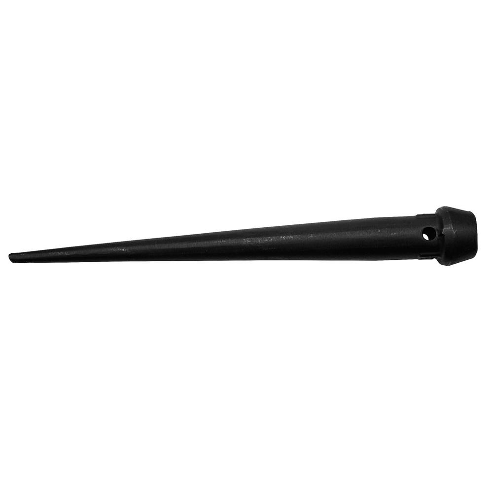 Klein&reg; 3255TT Broad Head Bull Pin With Tether Hole, 5/16 in Pointed Tip, 13-3/4 in OAL, Alloy Steel Tip