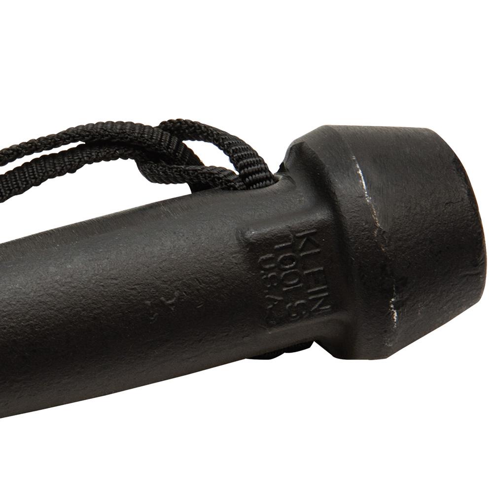 Klein&reg; 3255TT Broad Head Bull Pin With Tether Hole, 5/16 in Pointed Tip, 13-3/4 in OAL, Alloy Steel Tip