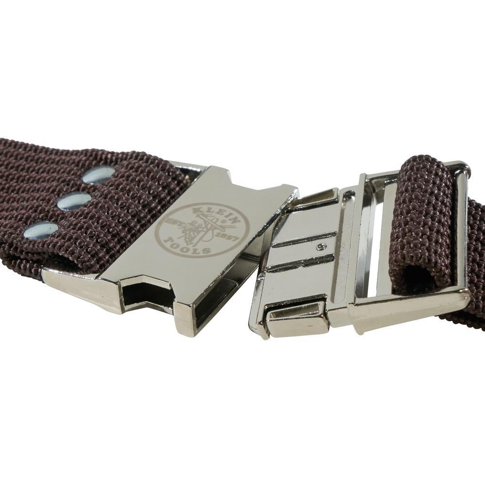 Klein® 5415 Heavy Duty Embossed Tool Belt, Size M, Leather, Tan
