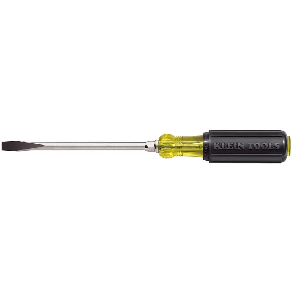product Klein® Cushion-Grip® 603-7 Screwdriver, #2 Phillips® Point, 11.313 in OAL, Rubber Handle, ANSI/ASME Specified