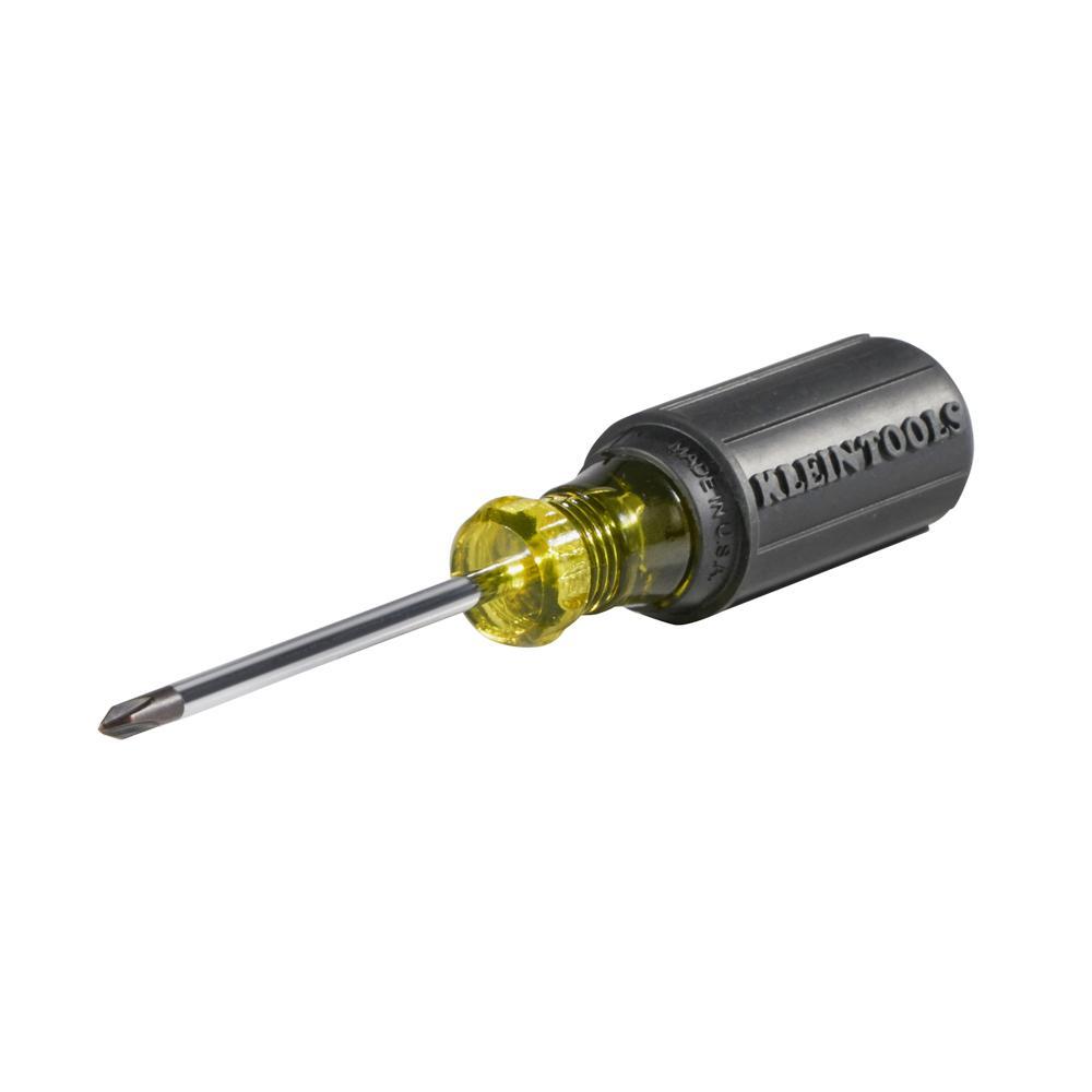 Williams&reg; JHWWRST1 Stubby Ratcheting Screwdriver, Phillips&reg; Point, 3-7/8 in OAL, Polished Chrome