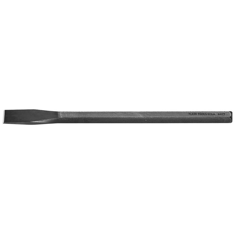 Klein&reg; 66177 Long Cold Chisel, 3/4 in, 12 in OAL, 3/4 in W Blade