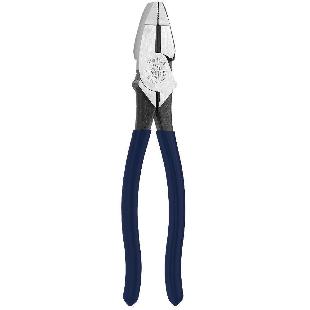 product Klein® D203-7C Standard Long Nose Plier With Spring, Knurled Tool Steel Jaw, 2.438 in L x 0.688 in W Jaw, 7.188 in OAL