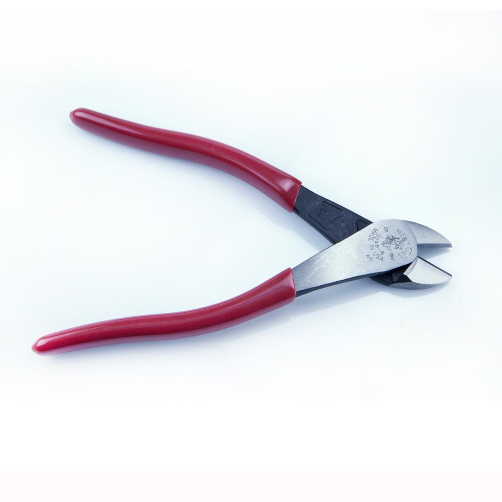 product Klein® D228-7 Hot-Riveted Cutting Plier, 0.813 in L x 1.188 in W x 0.813 in THK Jaw Tool Steel Jaw Short Jaw, 7-1/8 in OAL