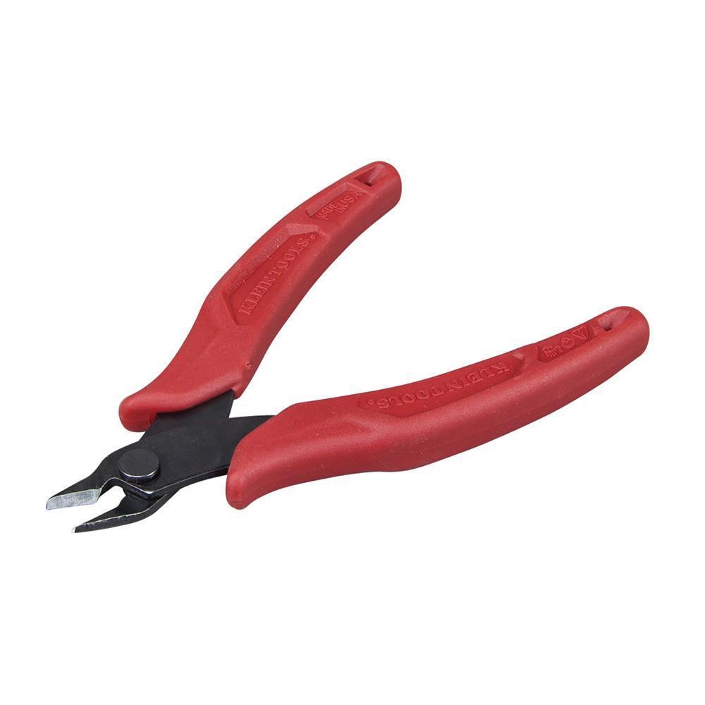 product Klein® D228-8 Cutting Plier, 1-3/16 in Nominal, 0.813 in L x 1.188 in W x 0.813 in THK Steel Oval Jaw, 8.063 in OAL, Flush Cut