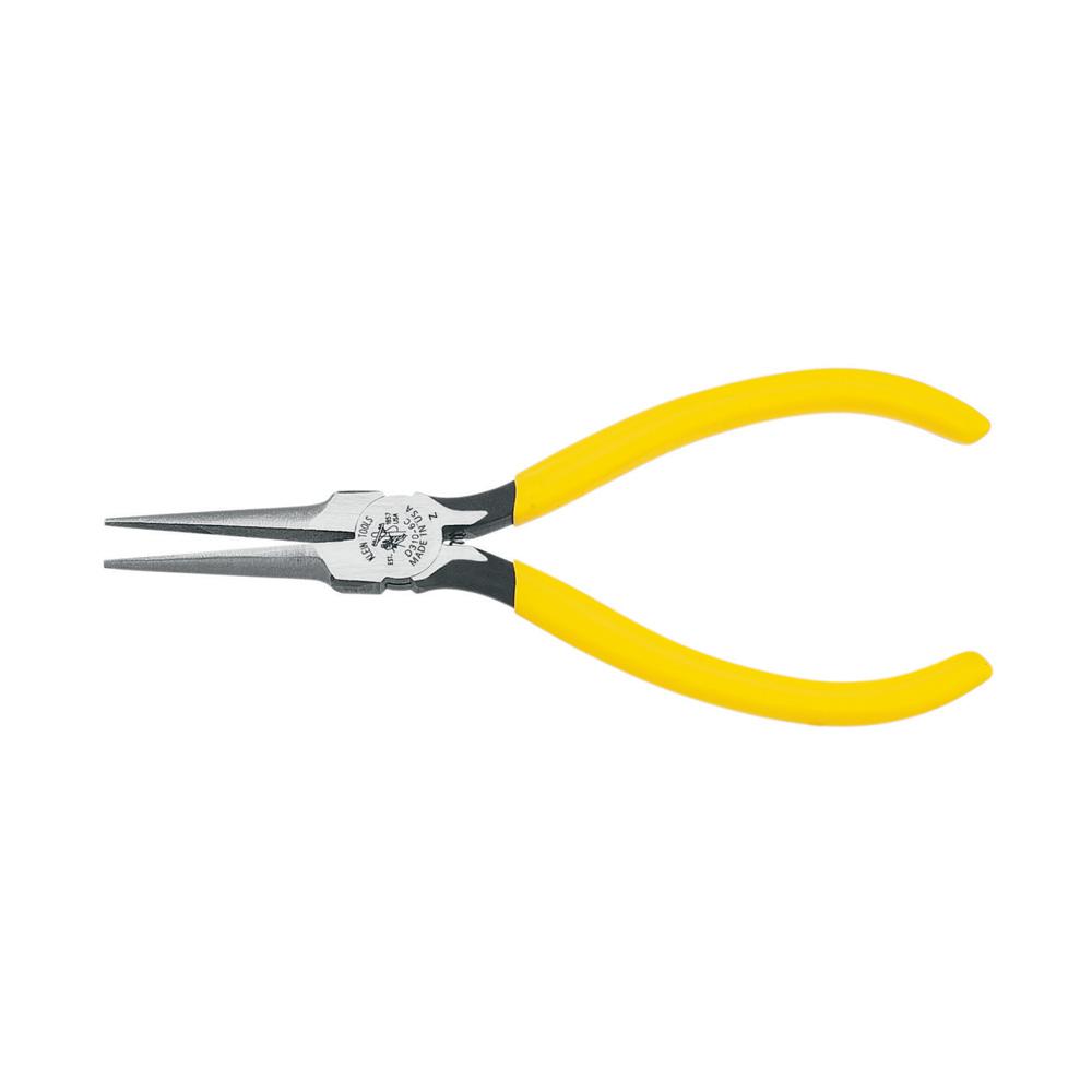 Williams&reg; JHWPL-126C Chain Nose Plier, 1-1/4 in L, Curved/Serrated/Thin Bent Steel Jaw, 6-1/4 in OAL
