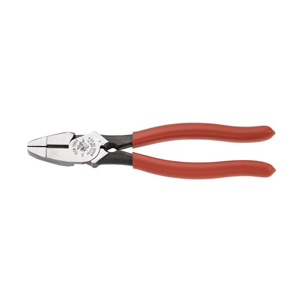 product Klein® D2000-7CST Heavy Duty Square Nose Standard Ironworker's Plier, 1-9/32 in L x 1-5/32 in W x 1/2 in THK Tool Steel Jaw, 9-1/4 in OAL