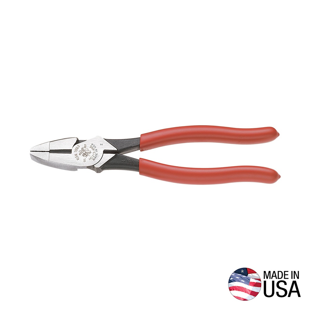 Milwaukee&reg; 48-22-3078 7-In-1 High Leverage Lineman Combination Plier, 18 to 8 AWG Solid/20 to 10 AWG Stranded THK Max Wire, 0.45 in Steel Jaw