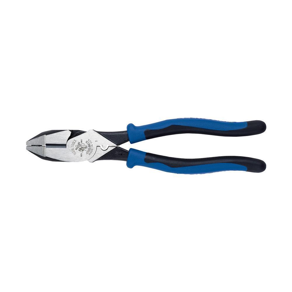 product Klein® HD213-9NETH Heavy Duty New England Nose Lineman's Plier, 1-19/32 in L x 1-1/4 in W x 5/8 in THK Jaw Tool Steel Jaw, Crosshatch Knurled Jaw Surface, 9.34 in OAL