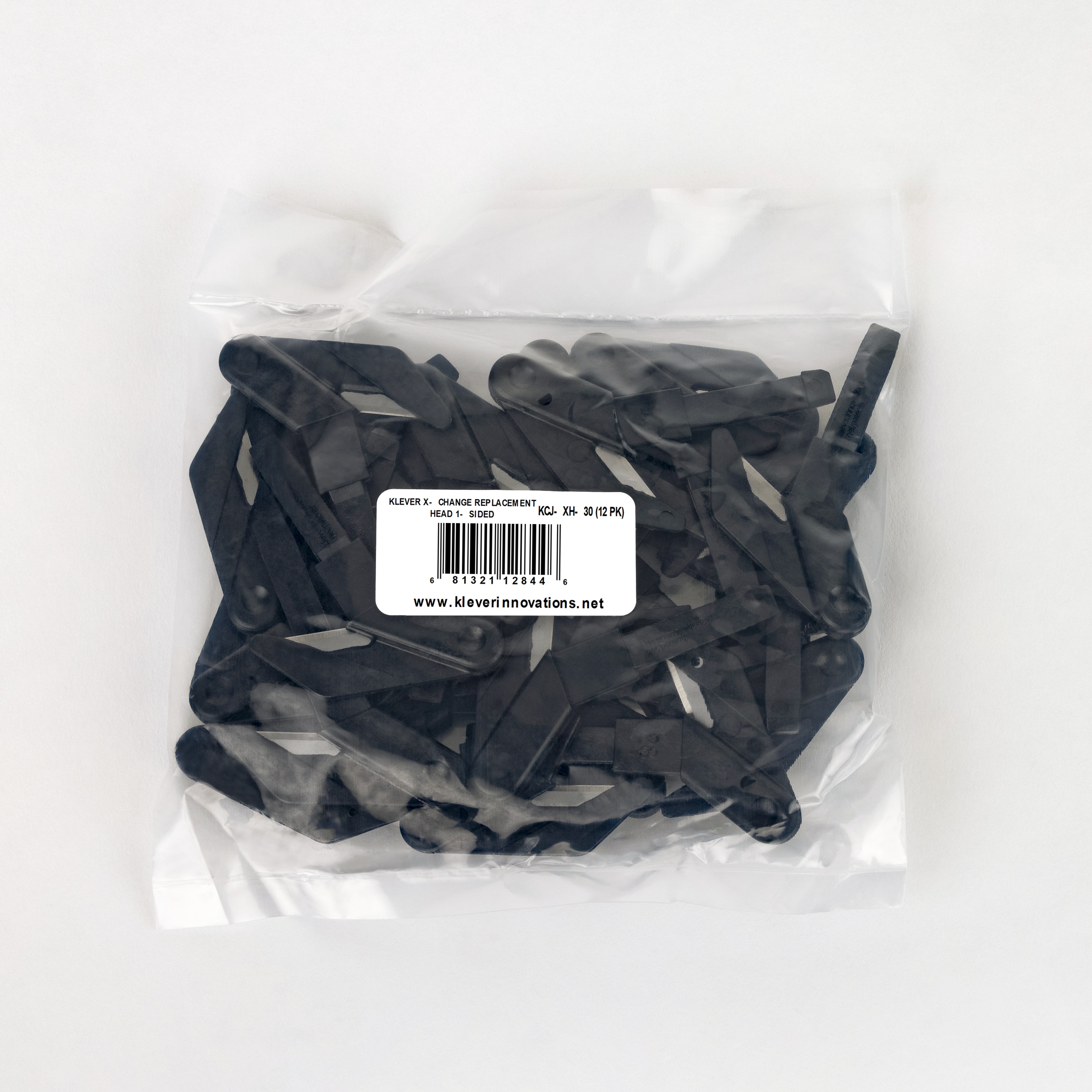 KLEVER INNOVATIONS KCJ-XH-30 Replacement Klever Exchange, Carbon Steel, Single Blade, 2.62 in L 1.75 in W Blade, 0.025 in THK