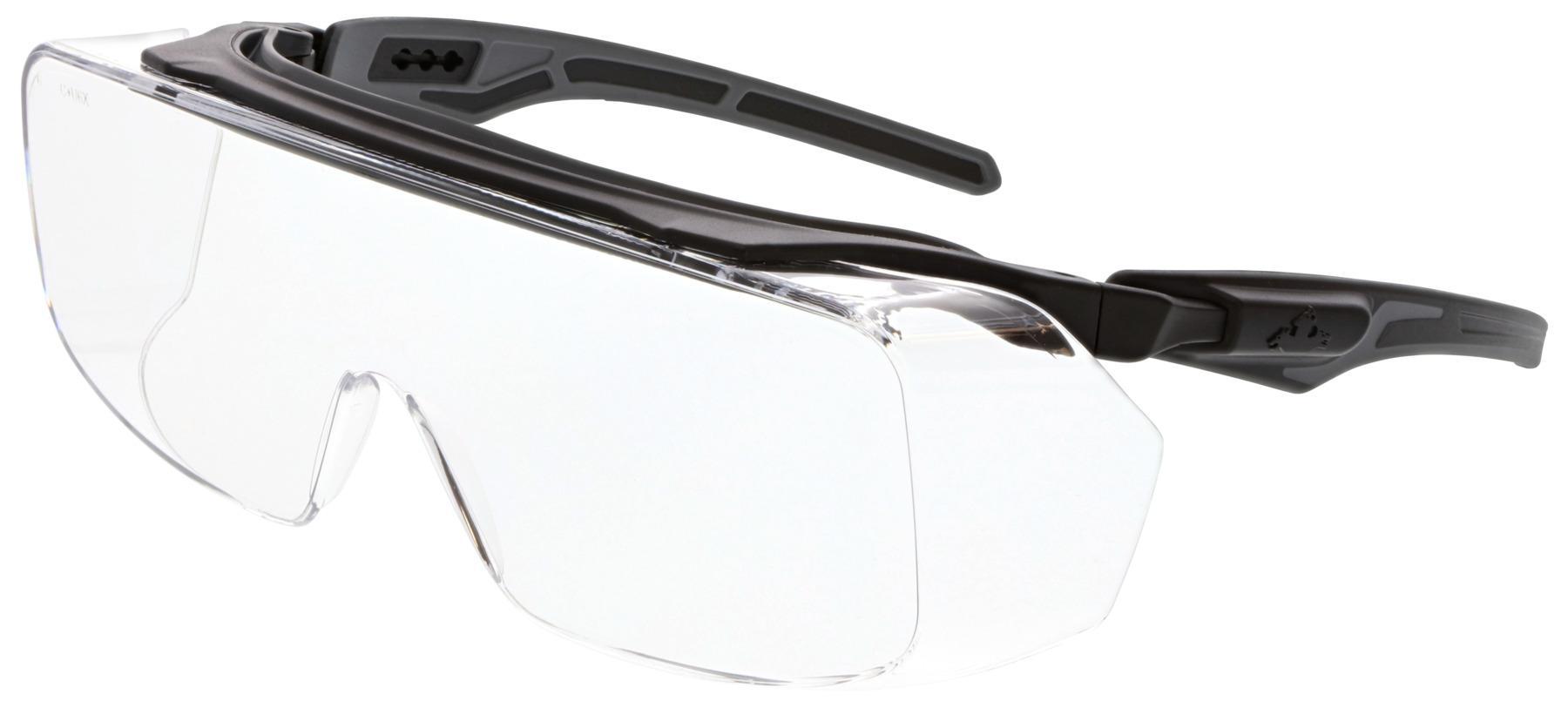 Klondike KD720PF420 Klondike KD7 Glasses, MAX6 Anti-Fog, Clear Lens, Black, Polycarbonate Frame