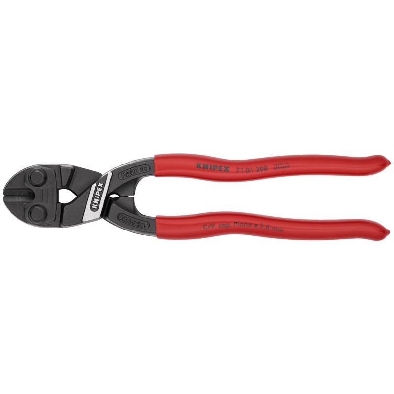 Klein&reg; D295-4C Long Tapered Nose Electronics Hot-Riveted Midget Cutting Plier, 0.5 in L x 3/8 in W x 0.5 in THK Tool Steel Miniature Jaw, 4-1/4 in OAL, Flush Cut