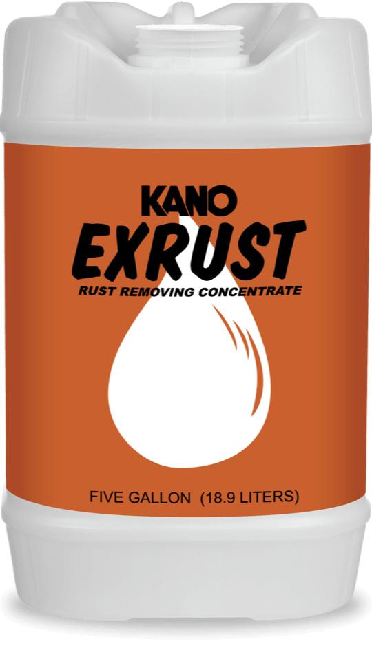 Kroil&reg; EX051 Exrust Rust Remover, 5 gal Container Plastic Can Container, Colorless, Clear Liquid Form