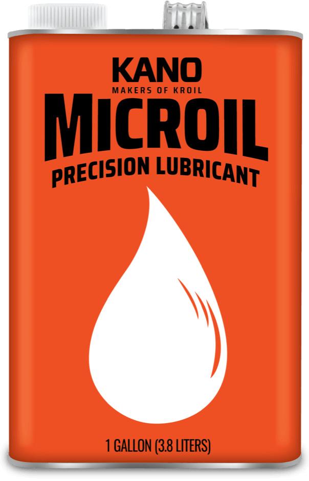 Kroil&reg; MC011 Microil Precision Instrument Oil, 1 gal Container Metal Can Container, Petroleum Odor Odor/Scent, Amber Liquid Form