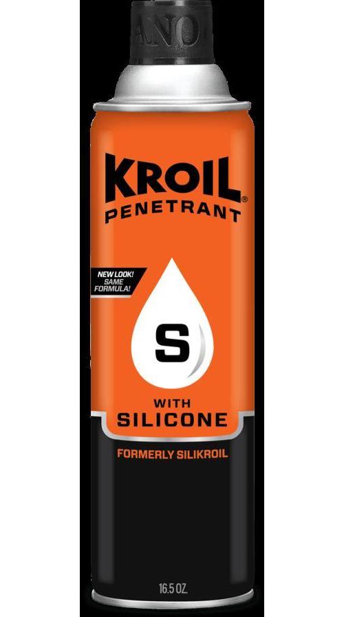 Kroil&reg; SK162 Silikroil Penetrant, 16.5 oz Container Aerosol Can Container, Liquid Form, Red, Specific Gravity: 0.860 at 68 deg F