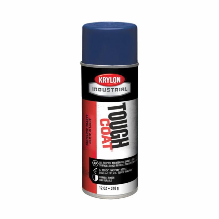 product Krylon® Tough Coat® A01415007 Acrylic Enamel Spray Paint, 12 oz Container, Liquid Form, Machine Green, 20 to 25 sq-ft Coverage