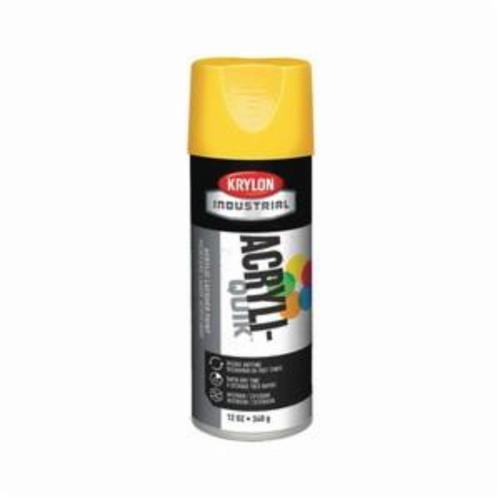 Krylon® Acryli-Quik™ K01604A00 5-Ball Industrial Grade Spray Paint, 16 oz Container, Liquid Form, Shadow Gray, 15 to 20 sq-ft Coverage, 12 min at 77 deg F Curing