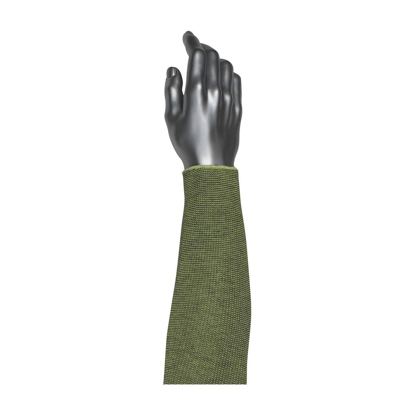 Kut Gard&reg; 10-21HACPNY18 Cut-Resistant Silicone-Free Blended Sleeve With Smart-Fit&reg;, 18 in L x 1-Ply THK, ACP&trade;/Kevlar&reg;, Neon Yellow