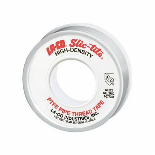 Anchor&reg; TS25STD520WH Thread Sealant Tape, 520 in L x 1/4 in W x 0.0035 in THK, PTFE