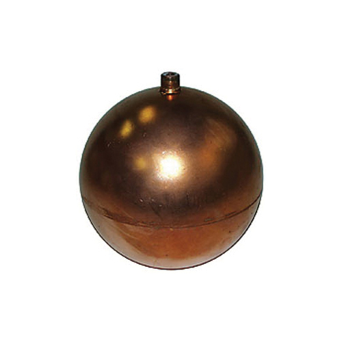 LEGEND 111-263 Seamless Float Ball, 5 in Dia, 1/4-20 Thread, Copper, Domestic