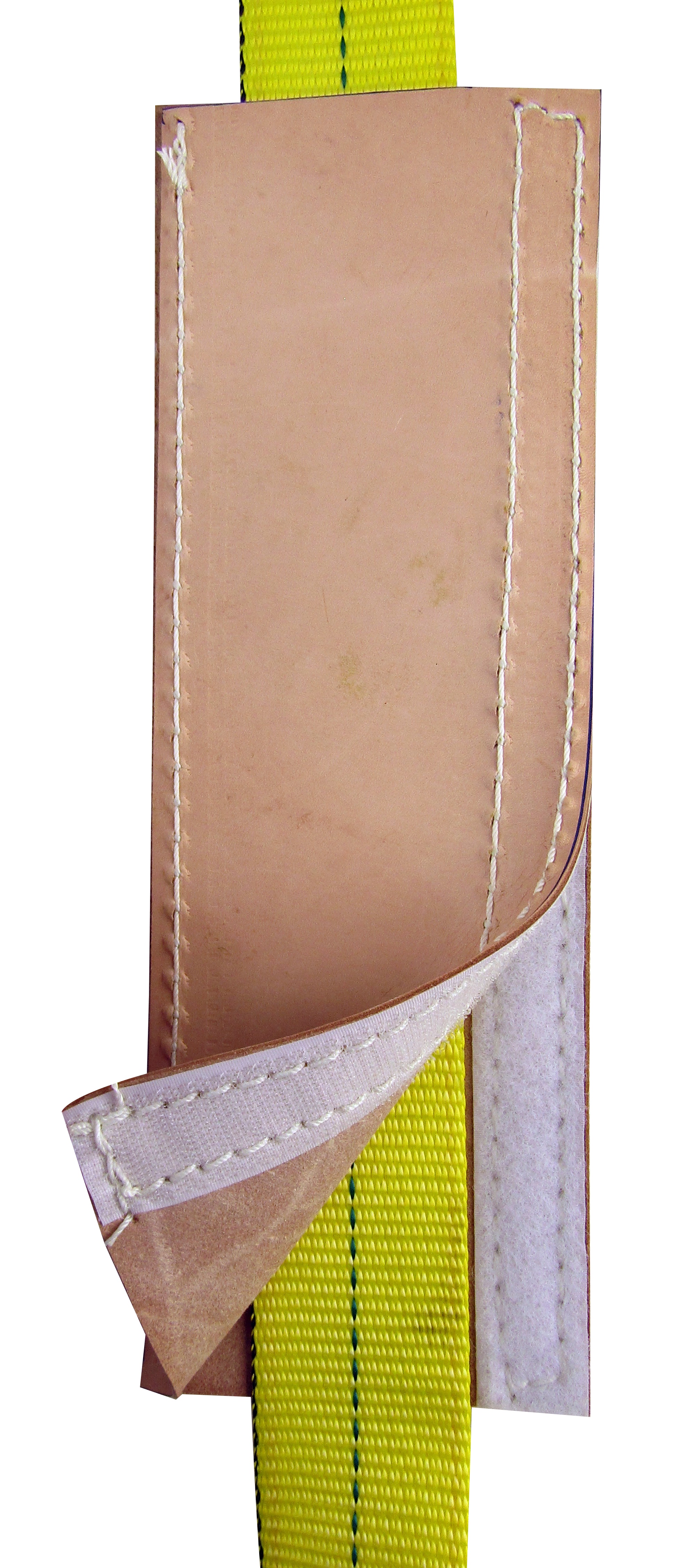 Lift-All&reg; 10FQSHLX1 10FQSHL Flat Quick Sleeve, 1 ft L x 10 in W x 5/32 in THK, 8 in W Sling, Heavy Leather