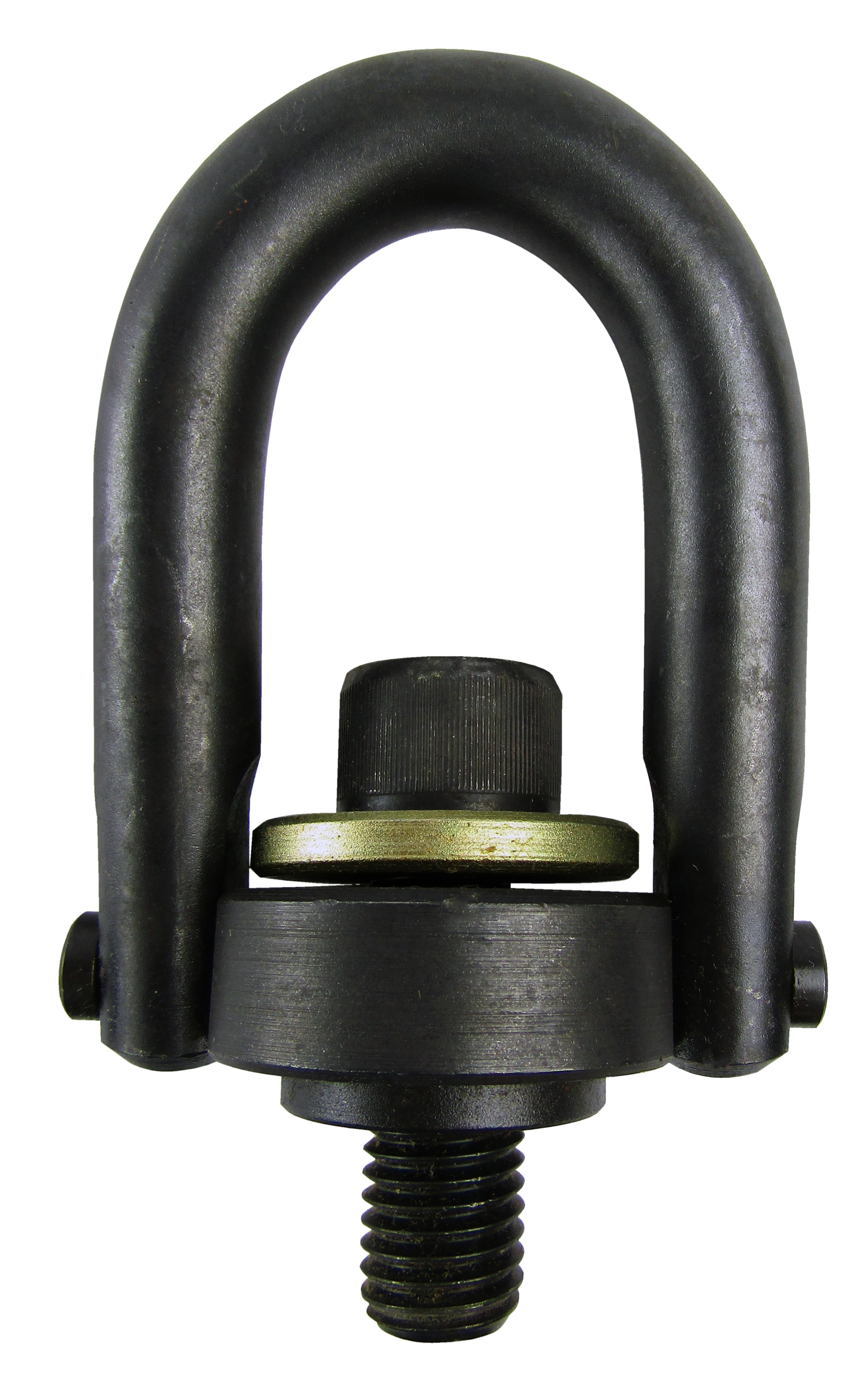 Lift-All&reg; 9387 Center Pull Hoist Ring, 1000 lb Load, 180 deg Pivot, 360 deg Swivel, 3/8-16 Thread