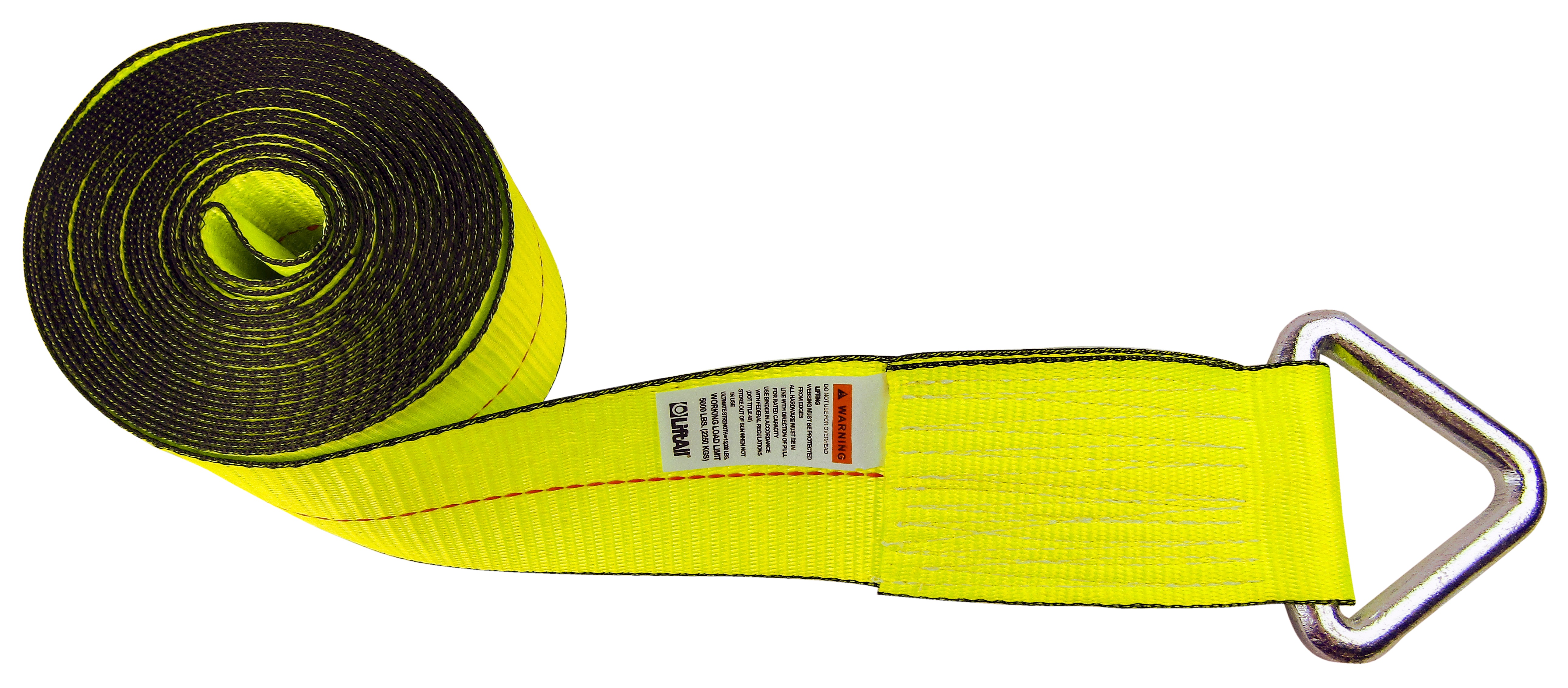 Lift-All&reg; LoadHugger&reg; 6A103B Tiedown With Ratchet Strap, 700 lb Working, 2100 lb Ultimate/Breaking Strength Load, 15 ft L, S-Hook End Style