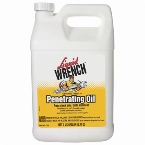 Liquid Wrench® CERFLON® L112 Anti-Seize Fast Acting Penetrating Oil, 11 oz Metal Aerosol Can, Liquid Form, Yellow, 0.9