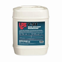 LPS&reg; T-91&trade; 06305 Non-Solvent Degreaser, 5 gal Plastic Pail, Liquid, Clear, Mild Soapy