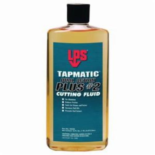 LPS&reg; Tapmatic&reg; 40220 Plus #2 Dual Action Cutting Fluid, 16 oz Can, Mild Fatty, Liquid, Medium Amber