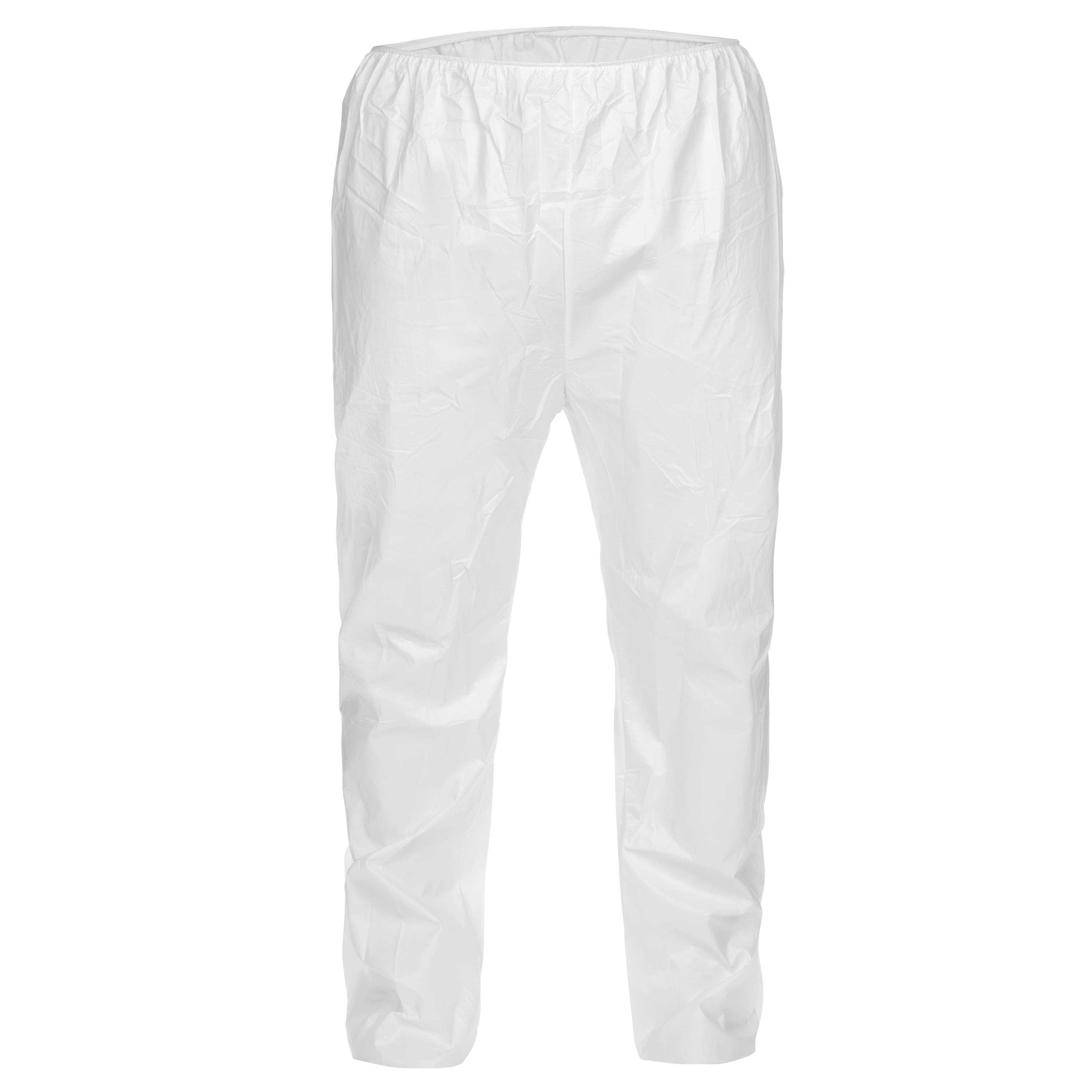 Lakeland Fire + Safety&reg; CTL301-L Serged Seam Disposable Pant, L, White, MicroMax&reg; NS, Elastic Closure, Resists: Chemical