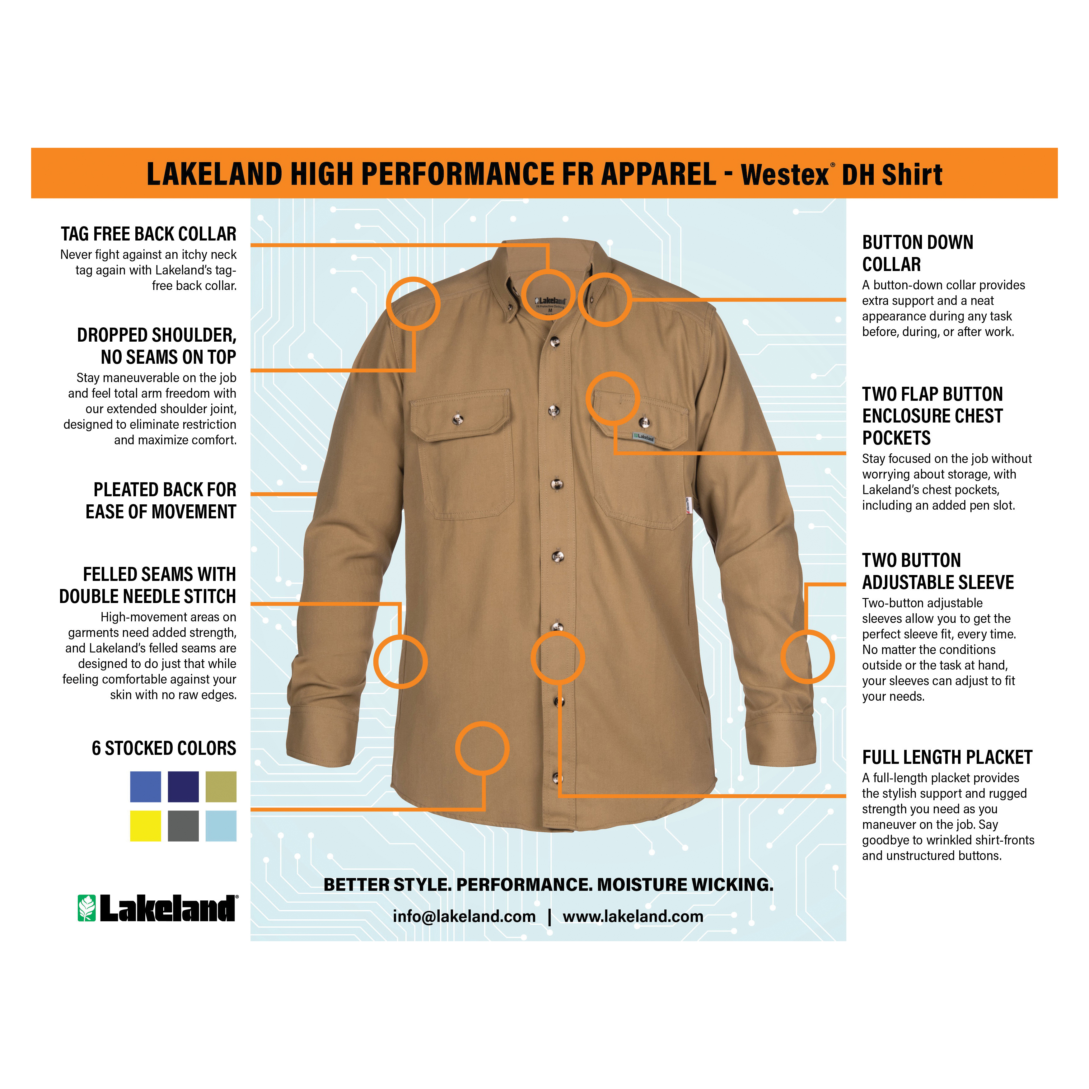 Lakeland High Performance FR/AR ISH65DH06-2XT