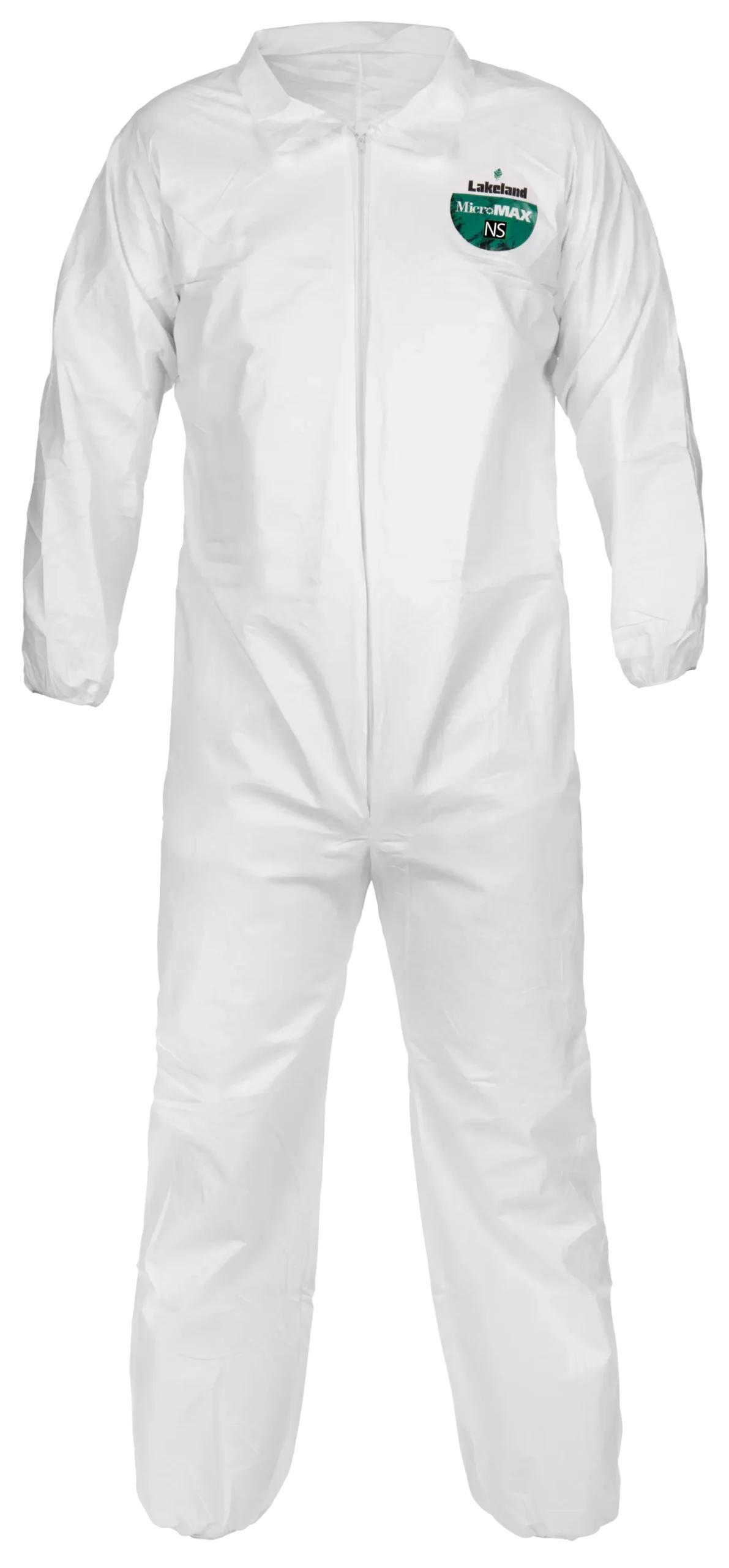 Lakeland Fire + Safety® C1S650Y C650 Lightweight Chemical Resistant Apron With Sewn Ties, ChemMax® 1/Polyethylene Barrier Film/Non-Woven Filament, 3 ft L x 28 in W, Sewn Tie Closure, Resists: Acid and Liquid Chemical